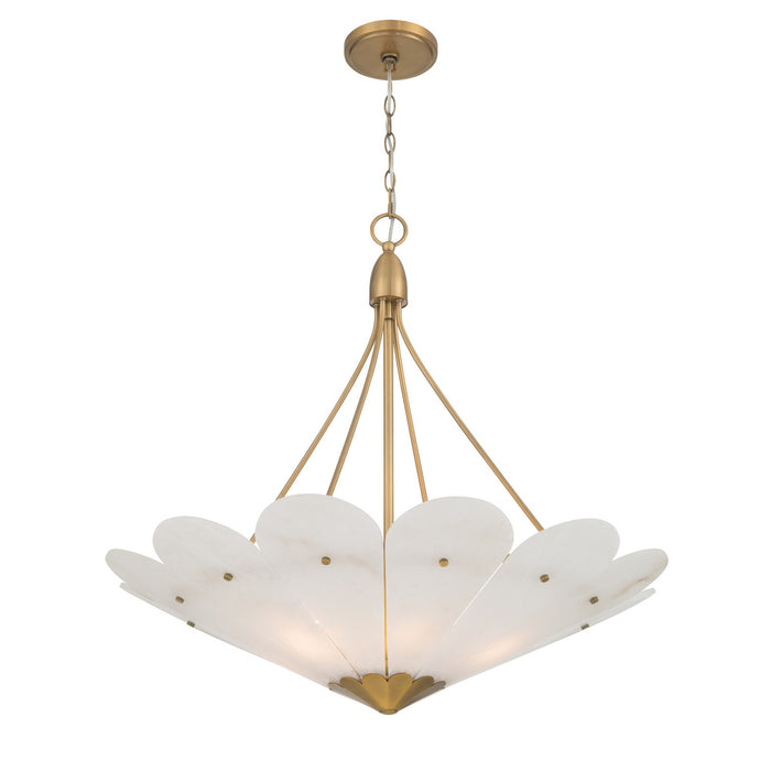 Minka-Lavery - 12396-732 - Six Light Pendant - Althira - Legacy Brass
