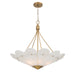 Minka-Lavery - 12396-732 - Six Light Pendant - Althira - Legacy Brass