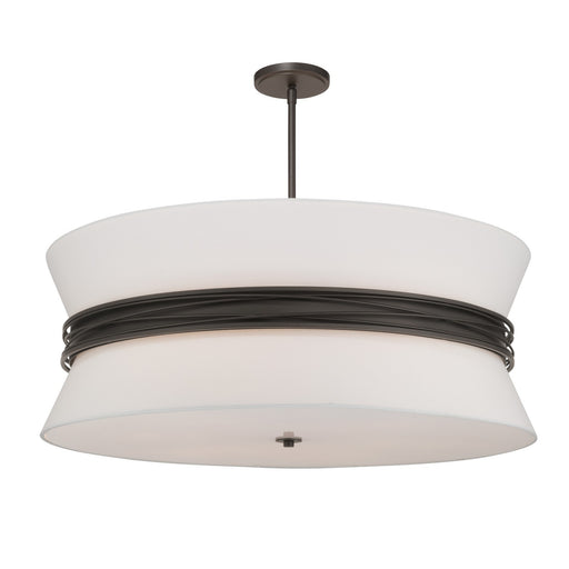 Dalvor Six Light Pendant Dark Bronze