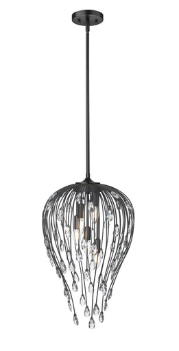 Gabriella Five Light Pendant Matte Black