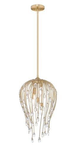 Gabriella Five Light Pendant Modern Gold