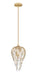 Z-Lite - 1957P9-MGLD - Three Light Pendant - Gabriella - Modern Gold