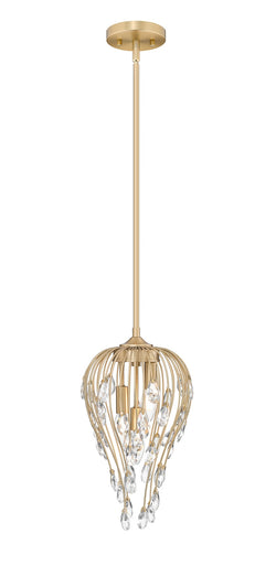 Gabriella Three Light Pendant Modern Gold