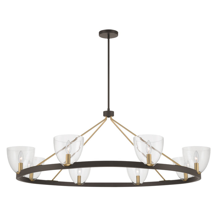 Minka-Lavery - 12728-796 - Eight Light Chandelier - Noellea - Dark Bronze