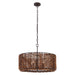 Minka-Lavery - 12954-860 - Four Light Pendant - Beaudelle - Dark Bronze