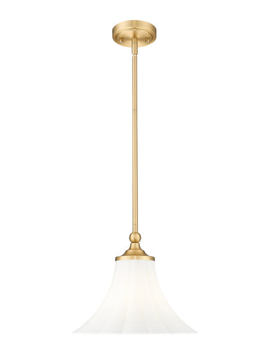 Fleur One Light Pendant Modern Gold