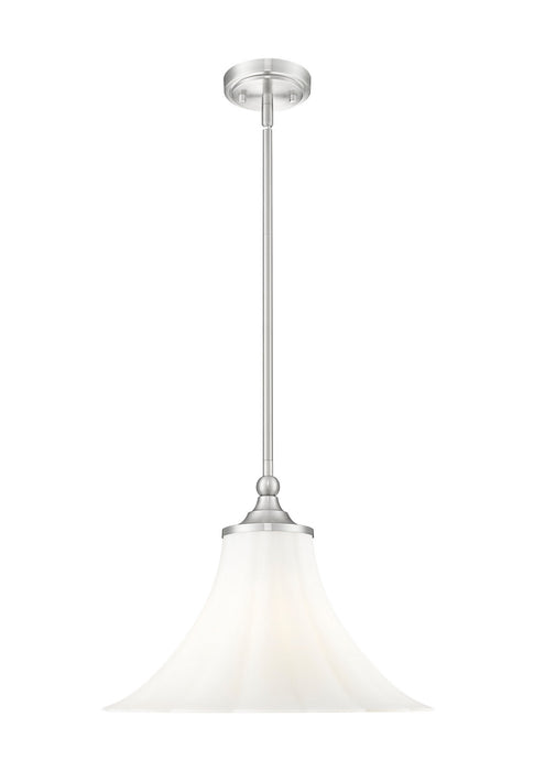 Z-Lite - 1958P16-BN - One Light Pendant - Fleur - Brushed Nickel