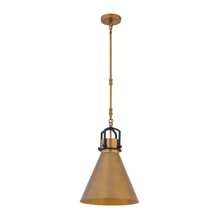 Minka-Lavery - 13105-855 - One Light Pendant - Fenric - Legacy Brass