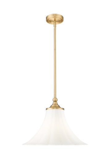 Fleur One Light Pendant Modern Gold