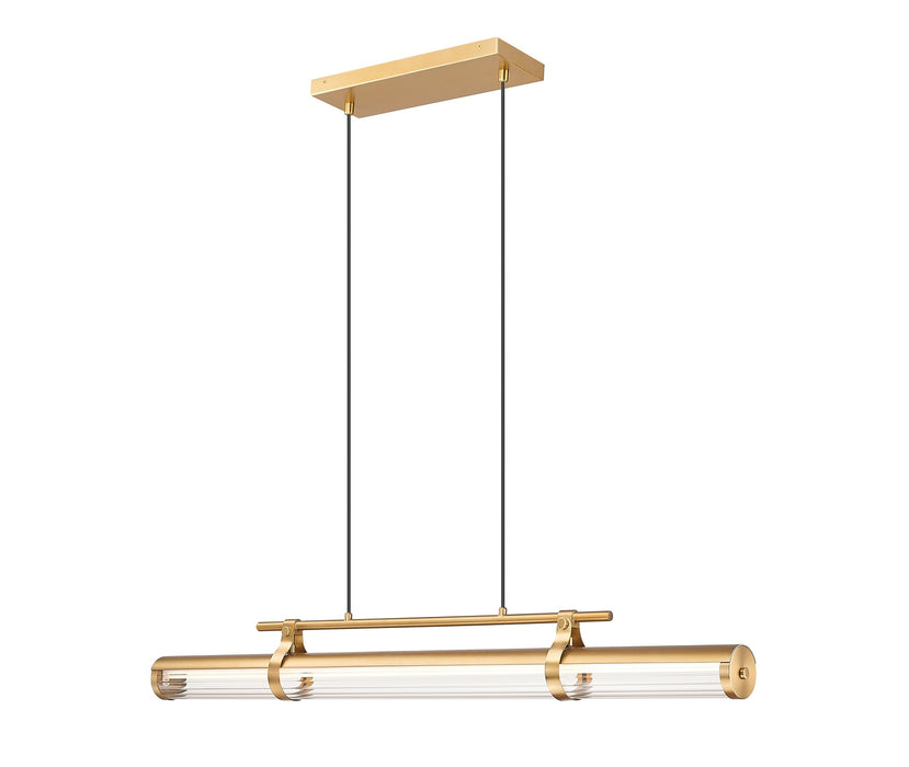 Z-Lite - 1959-44L-MGLD-LED - LED Linear Chandelier - Benoit - Modern Gold