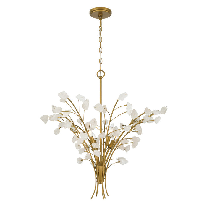 Minka-Lavery - 13955-870 - Six Light Chandelier - Ramus - Painted Legacy Brass