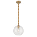 Minka-Lavery - 15565-732 - One Light Mini Pendant - Elyric - Legacy Brass