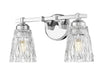 Z-Lite - 1960-2V-CH - Two Light Vanity - Andree - Chrome