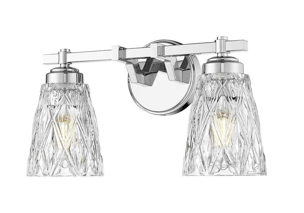 Z-Lite - 1960-2V-CH - Two Light Vanity - Andree - Chrome