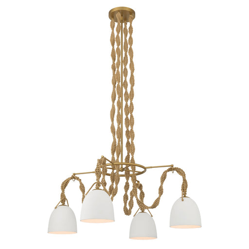 Cordón Four Light Pendant Legacy Brass