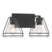 Minka-Lavery - 17642-899 - Two Light Vanity - Lorenth - Dark Matte Black