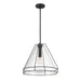 Minka-Lavery - 17649-899 - One Light Pendant - Lorenth - Dark Matte Black