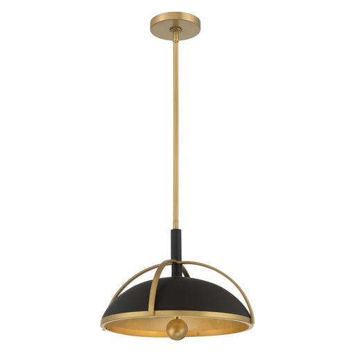 Yorkshire Two Light Pendant Dark Matte Black