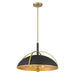 Minka-Lavery - 18314-880 - Four Light Pendant - Yorkshire - Dark Matte Black