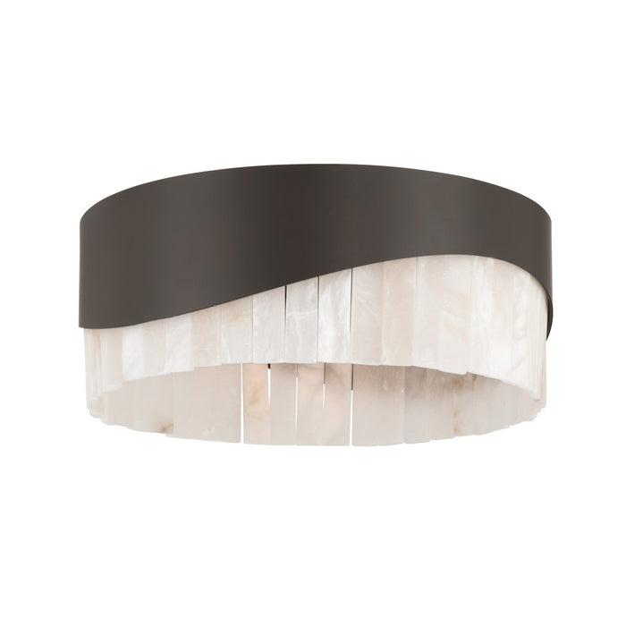 Minka-Lavery - 18766-860 - Three Light Flush Mount - Sway - Dark Bronze