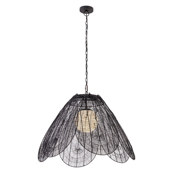 Minka-Lavery - 19986-899 - One Light Pendant - Sylari - Dark Matte Black