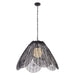 Minka-Lavery - 19986-899 - One Light Pendant - Sylari - Dark Matte Black