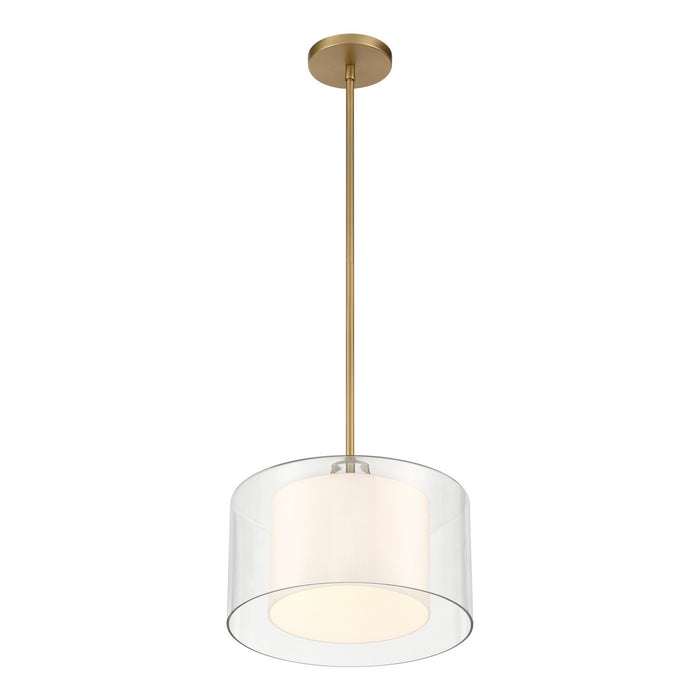 Minka-Lavery - 2066-732 - One Light Convertible Pendant/Semi-Flush Mount - Seville - Legacy Brass