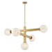 Minka-Lavery - 2525-732 - Five Light Chandelier - Narra - Legacy Brass