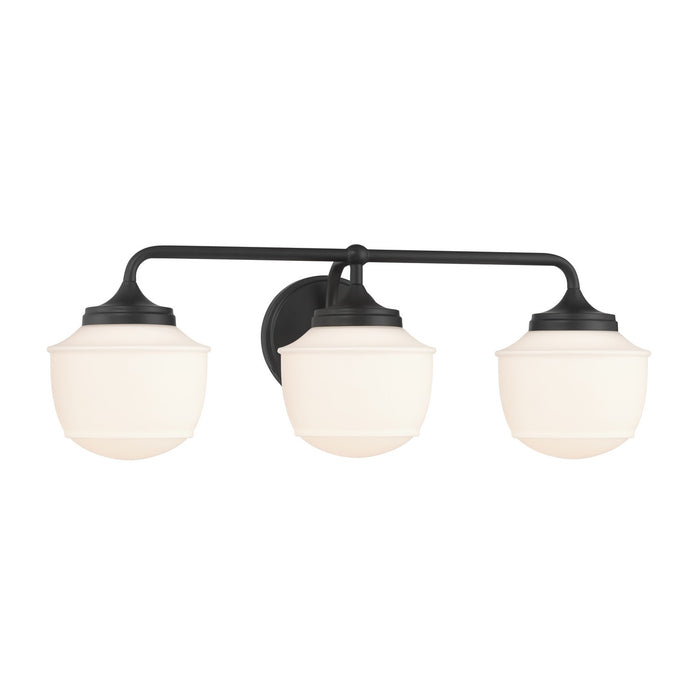 Minka-Lavery - 2573-899 - Three Light Vanity - Cornwell - Dark Matte Black