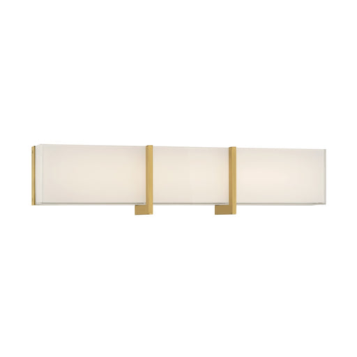 High Rise LED Bath Bar Legacy Brass