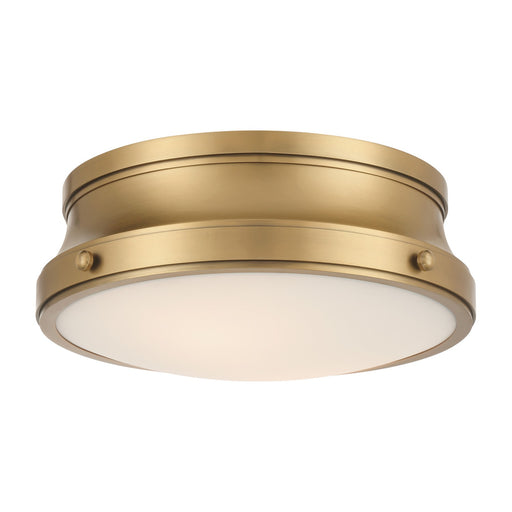 Purelight Two Light Flush Mount Legacy Brass