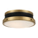 Minka-Lavery - 3939-876 - Two Light Flush Mount - Purelight - Legacy Brass