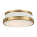 Minka-Lavery - 3939-879 - Two Light Flush Mount - Purelight - Legacy Brass