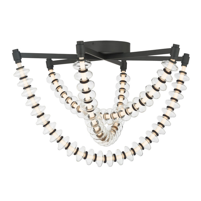 Minka-Lavery - 5645-899-L - LED Flush Mount - Pearl - Dark Matte Black