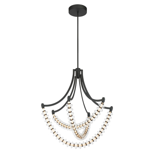 Minka-Lavery - 5646-899-L - LED Chandelier - Pearl - Dark Matte Black