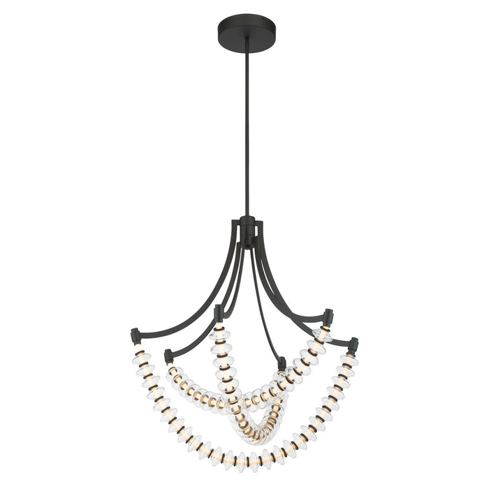 Minka-Lavery - 5646-899-L - LED Chandelier - Pearl - Dark Matte Black