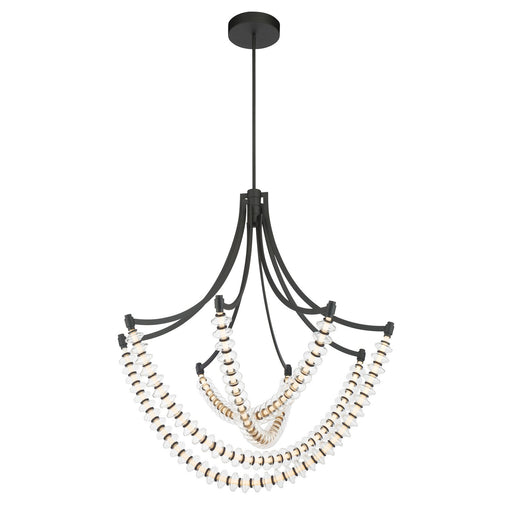 Minka-Lavery - 5647-899-L - LED Chandelier - Pearl - Dark Matte Black