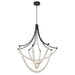 Minka-Lavery - 5648-899-L - LED Chandelier - Pearl - Dark Matte Black