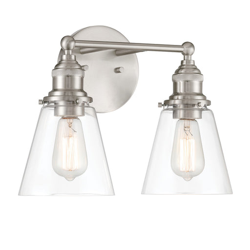 Minka-Lavery - 5682-84 - Two Light Vanity - Barwell - Brushed Nickel