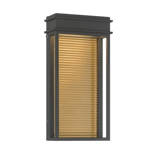 Clyne LED Outdoor Wall Sconce Sand Coal Black