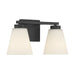 Millennium - 64002WG-MB - Two Light Vanity - Strayhan - Matte Black