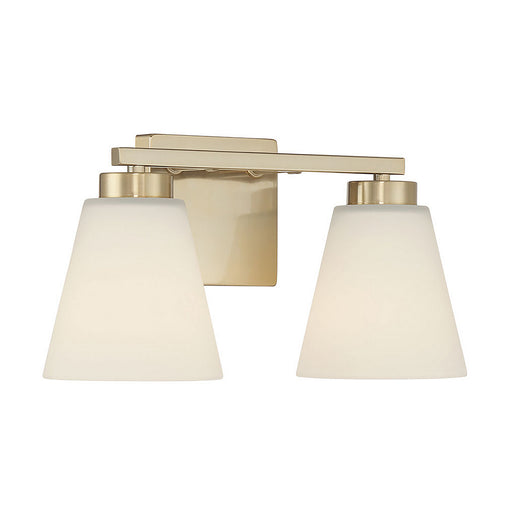 Millennium - 64002WG-MG - Two Light Vanity - Strayhan - Modern Gold
