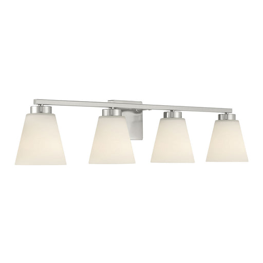 Strayhan Four Light Vanity Brushed Nickel