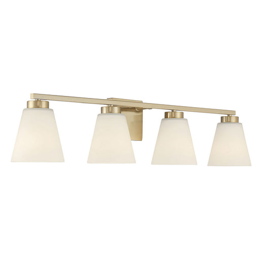 Strayhan Four Light Vanity Modern Gold
