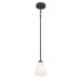 Millennium - 64101WG-MB - One Light Mini Pendant - Strayhan - Matte Black