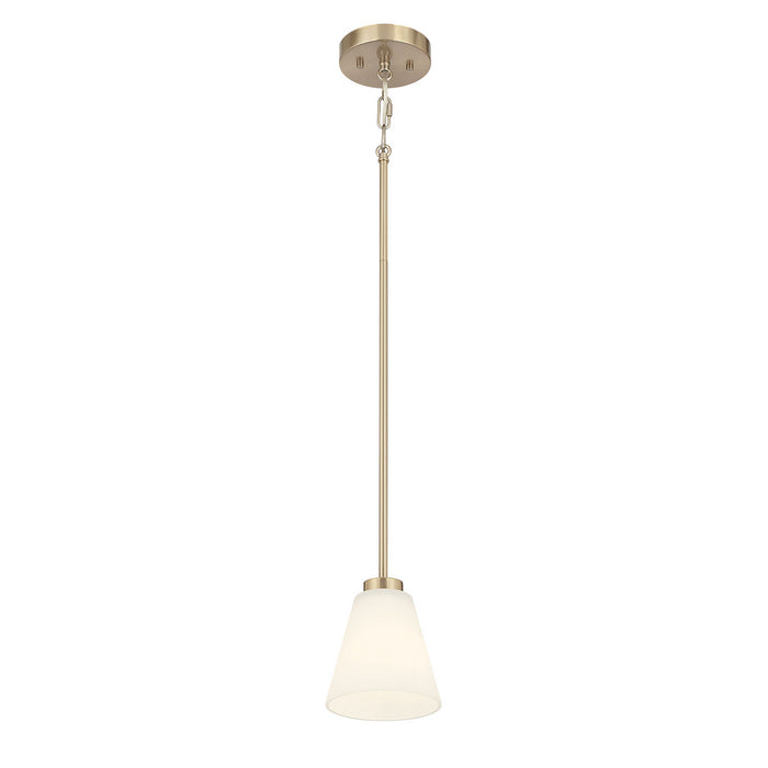 Millennium - 64101WG-MG - One Light Mini Pendant - Strayhan - Modern Gold