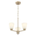 Millennium - 64103WG-MG - Three Light Chandelier - Strayhan - Modern Gold