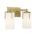 Millennium - 65002-VB - Two Light Vanity - Froselle - Vintage Brass