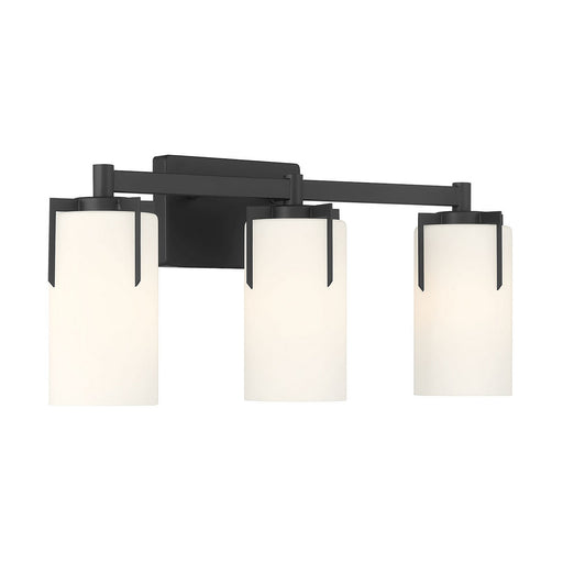 Froselle Three Light Vanity Matte Black