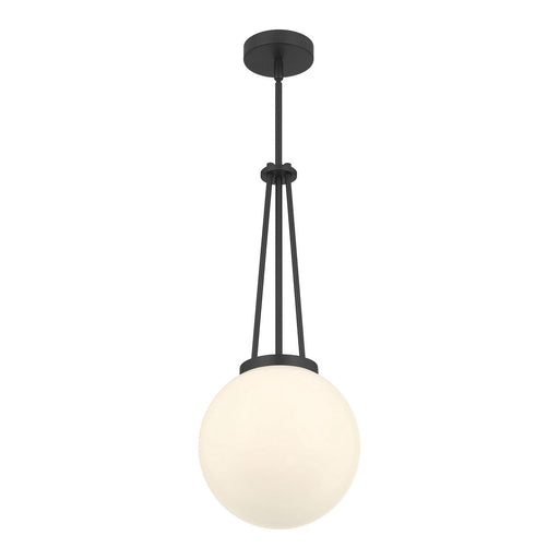Vellin One Light Pendant Matte Black